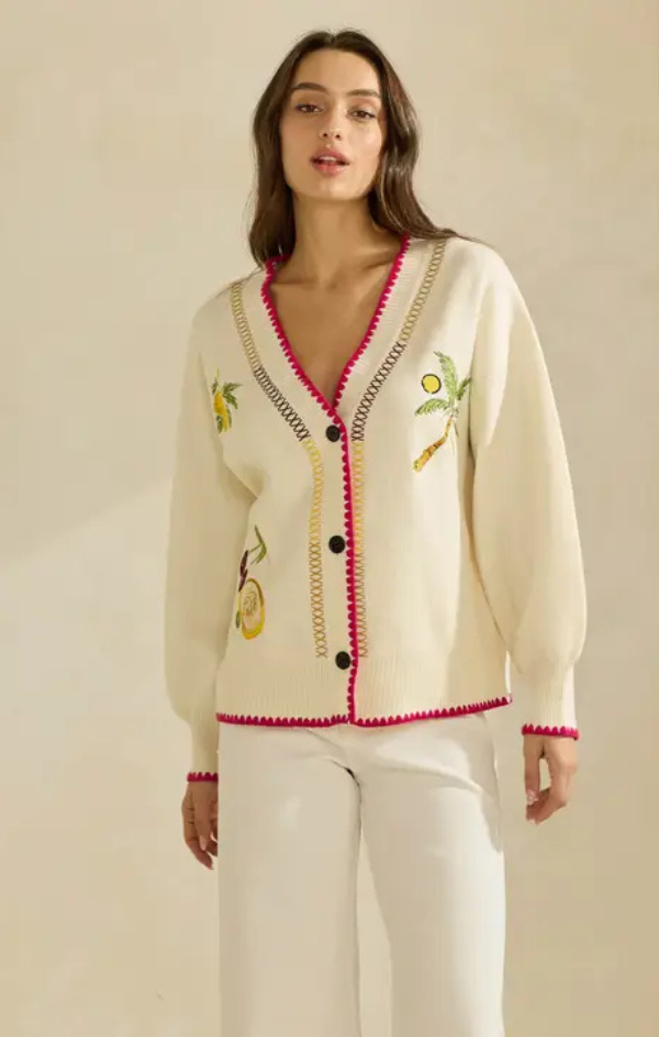 Tropical Fruit Cardigan