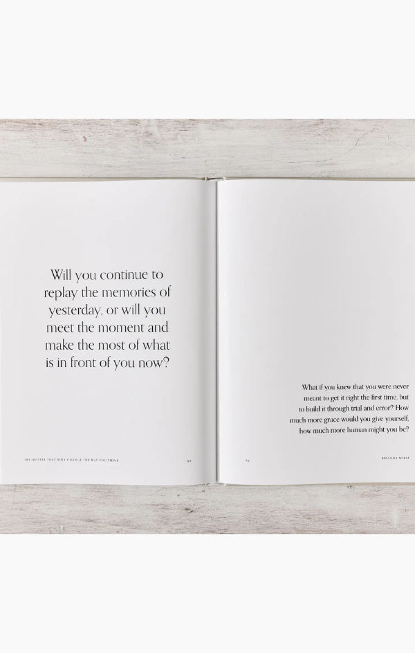 101 Quotes That Will Change The Way You Think Table Book