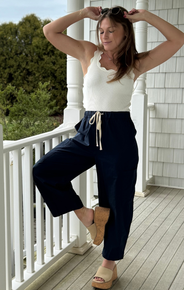 Shay Scallop Solid Tank