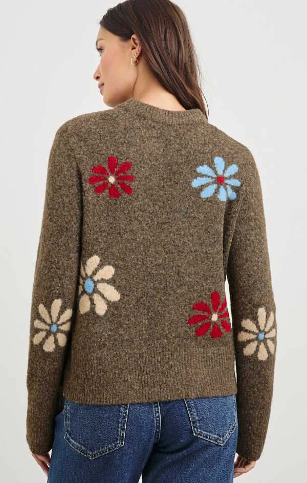 Anise Sweater in Winter Floral