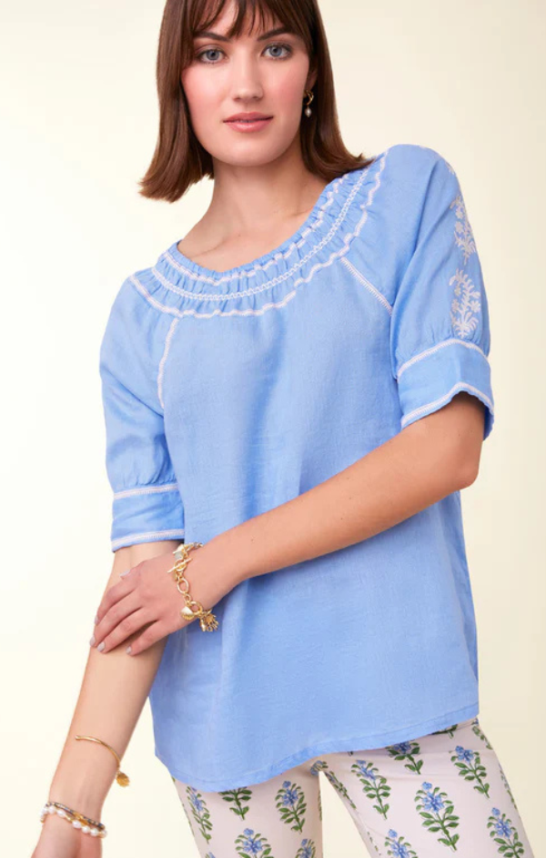 Kella Linen Blouse