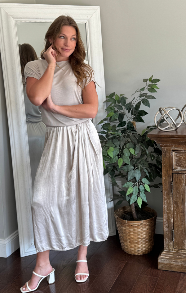 Siobhan Twist Front Midi