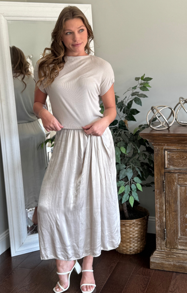 Siobhan Twist Front Midi
