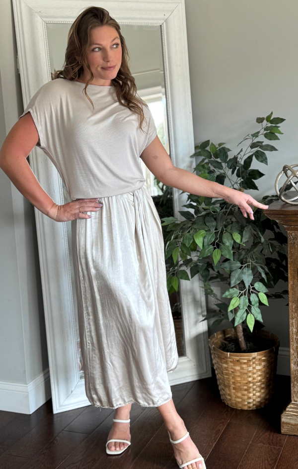 Siobhan Twist Front Midi
