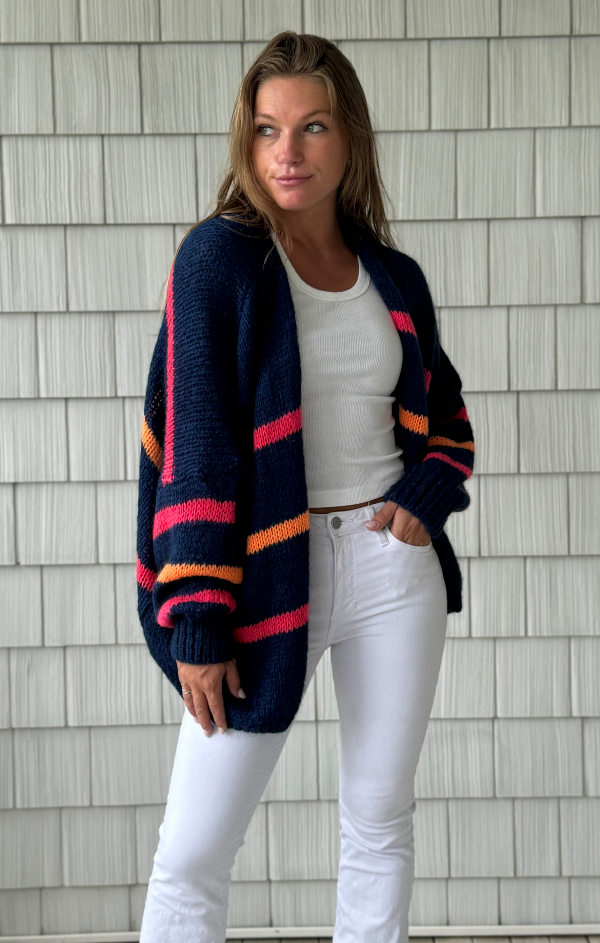 Sam Stripe Cardigan