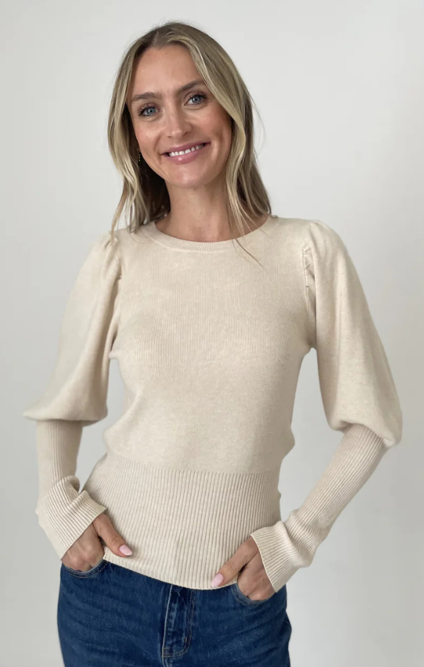 Reese Statement Sleeve Sweater