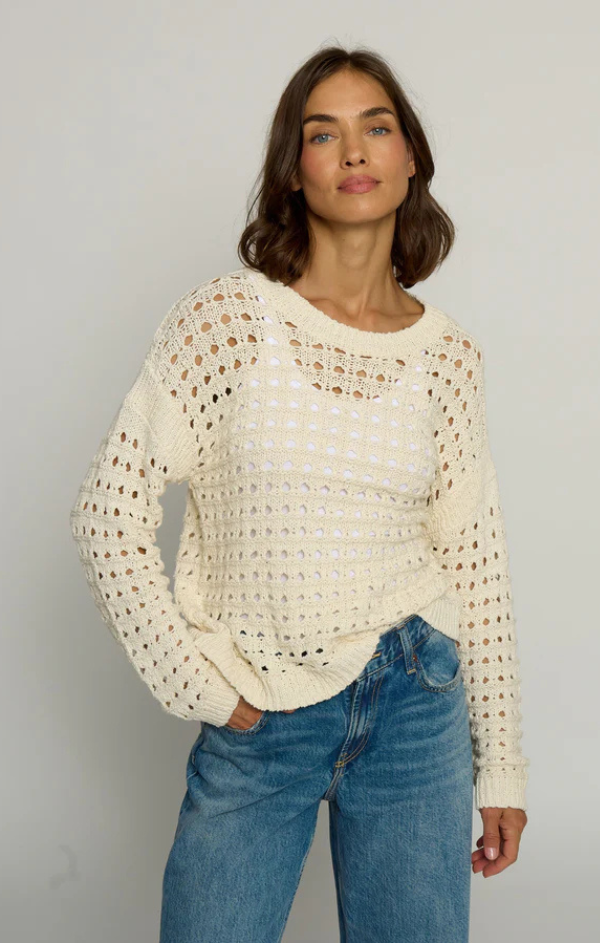 Open Stitch Boatneck