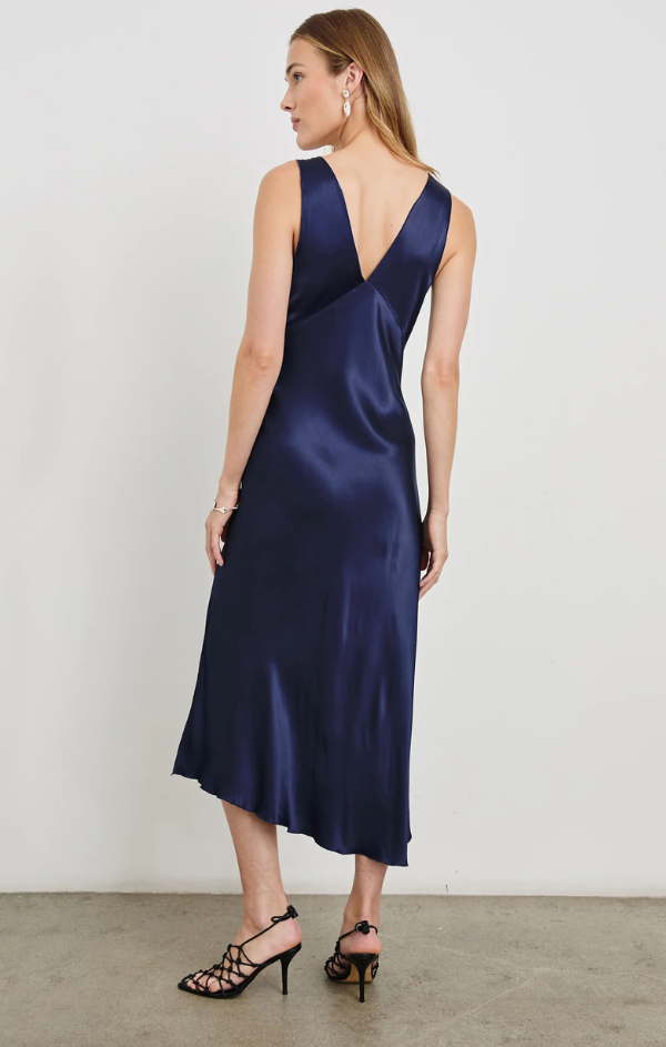 Monique Dress in Navy