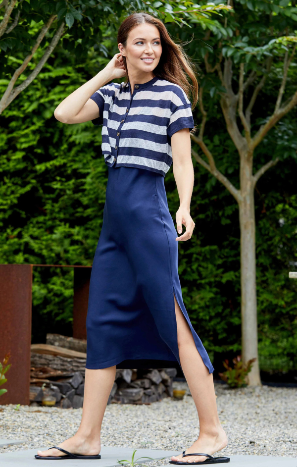 Avi Combo Sweater Dress
