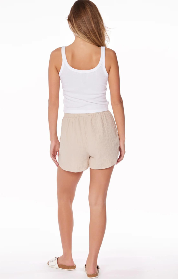 Elastic Waist Pocket Short