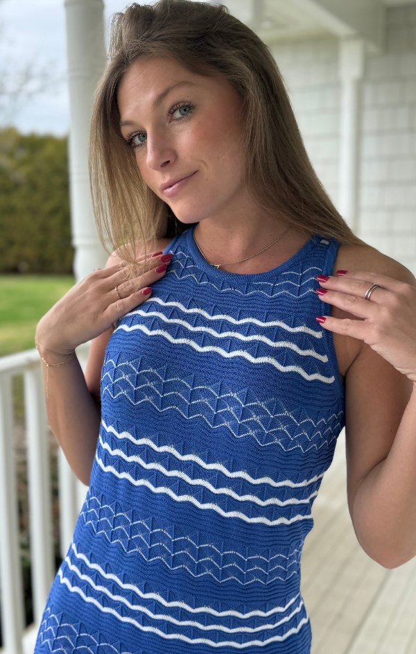 Boardwalk Halter Sweater Dress