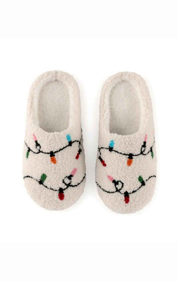 cozy holiday slippers