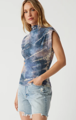 Amara Crop Tee in Double Dye