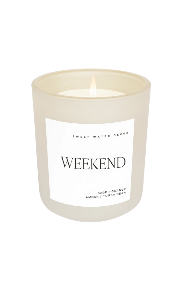 Weekend Large Jar Candle