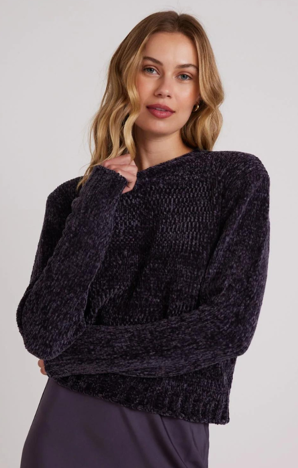 Chenille Crewneck Sweater