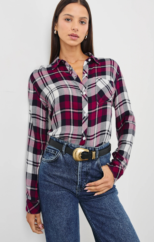 Hunter Plaid Button Up