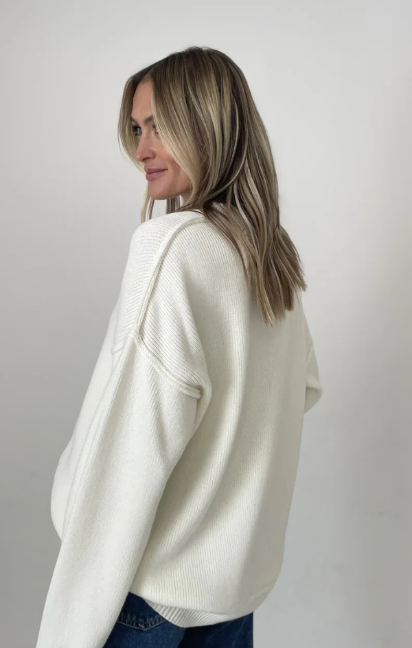 Aspen Exposed Hem Sweater