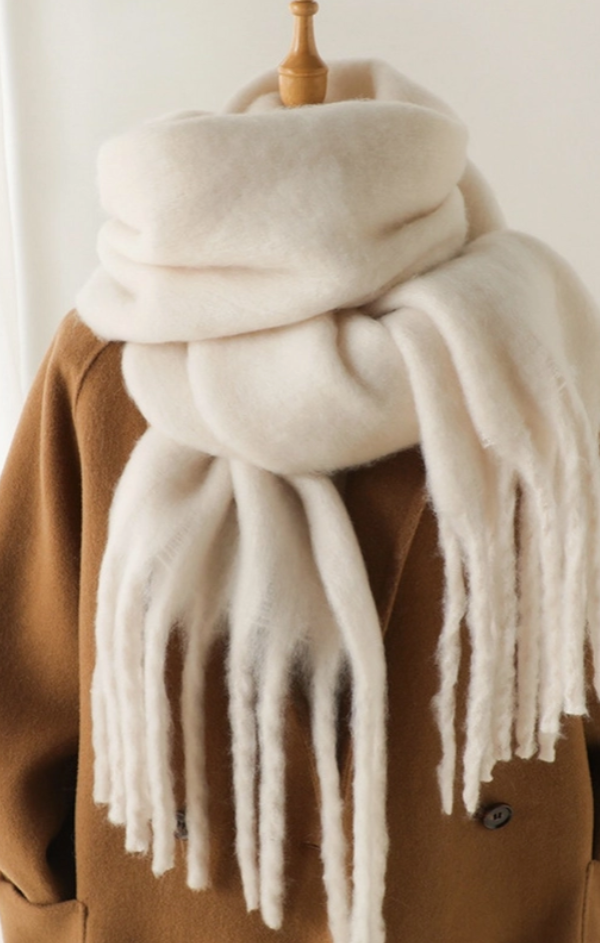 All-Match Winter Tassel Scarf