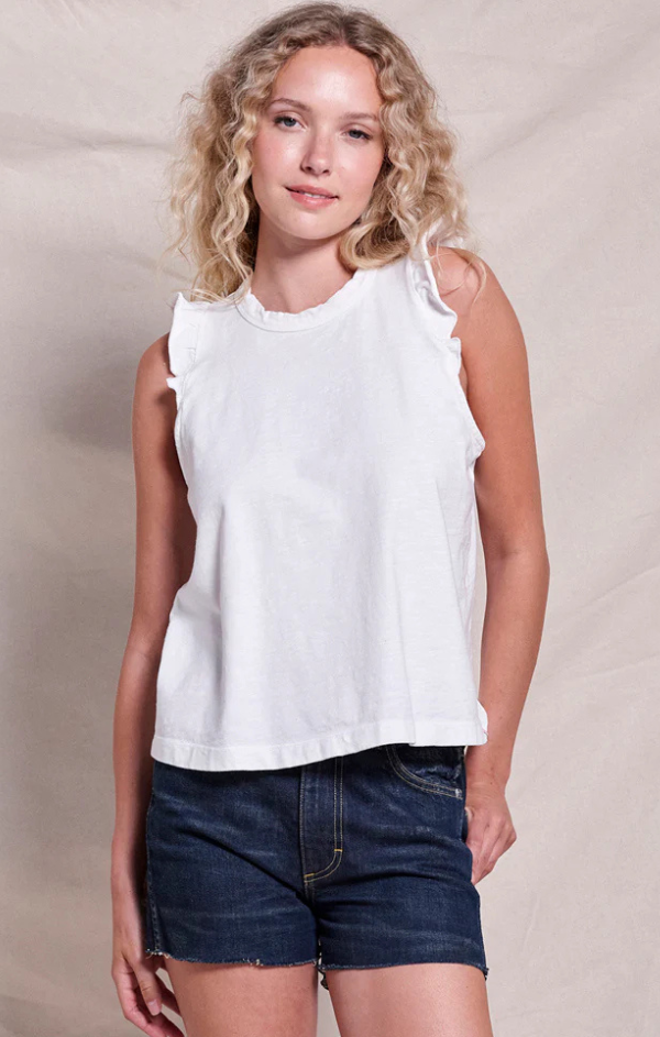 Solid Ruffle Cami
