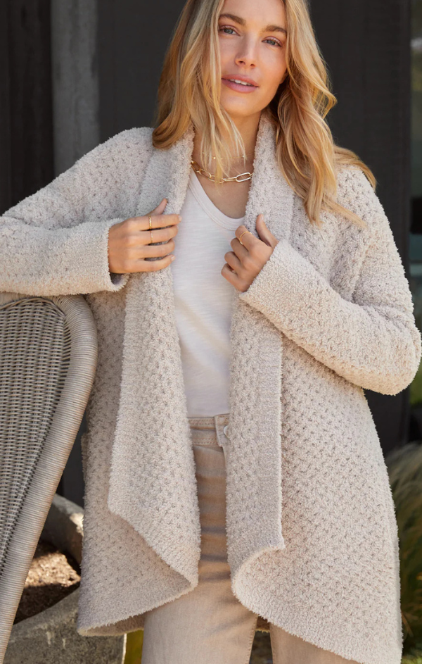 Cream shawl cardigan best sale