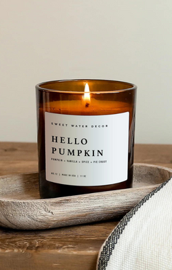 Hello Pumpkin Candle