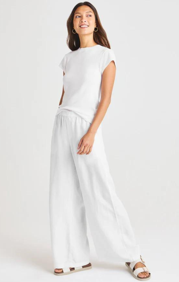 wide leg linen pants