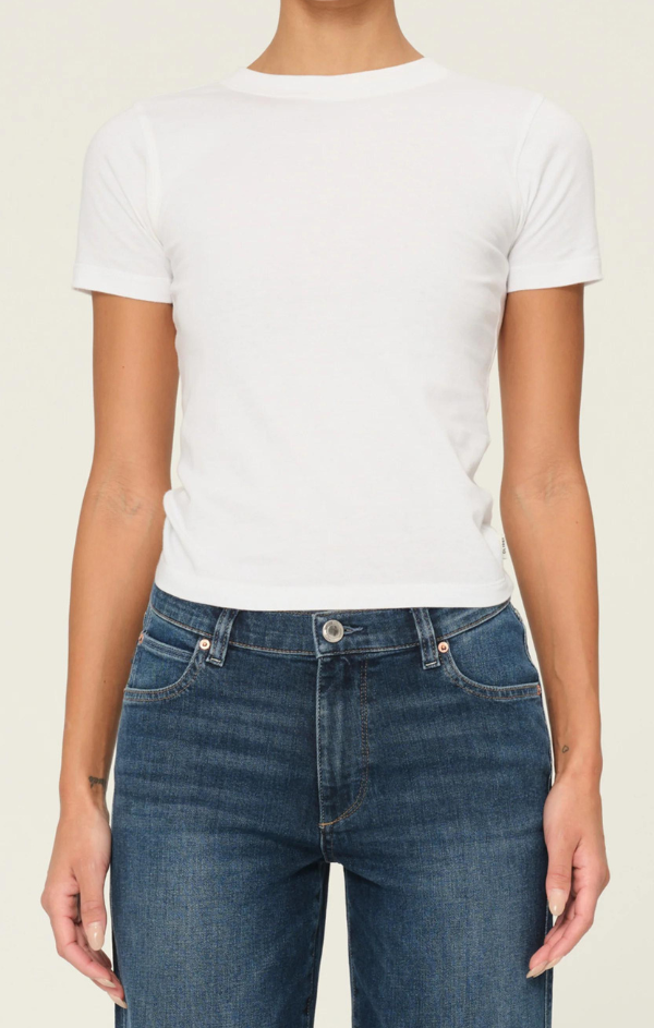 dl1961 basic white tee
