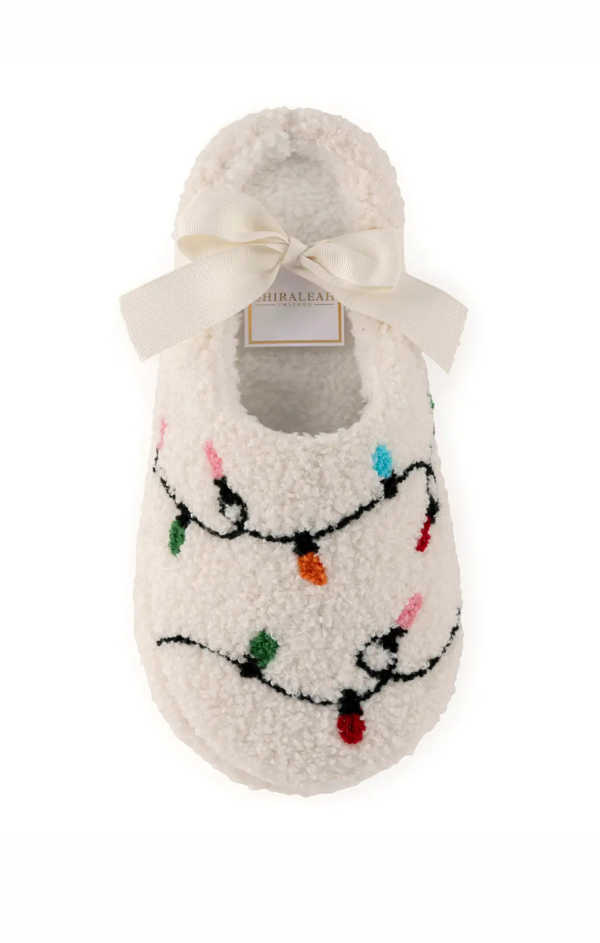 holiday christmas slippers