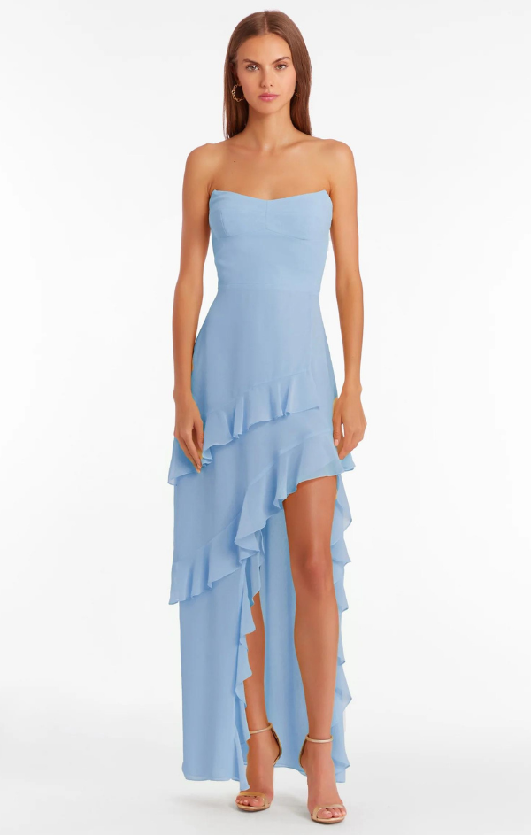 amanda uprichard magnolia dress in baby blue