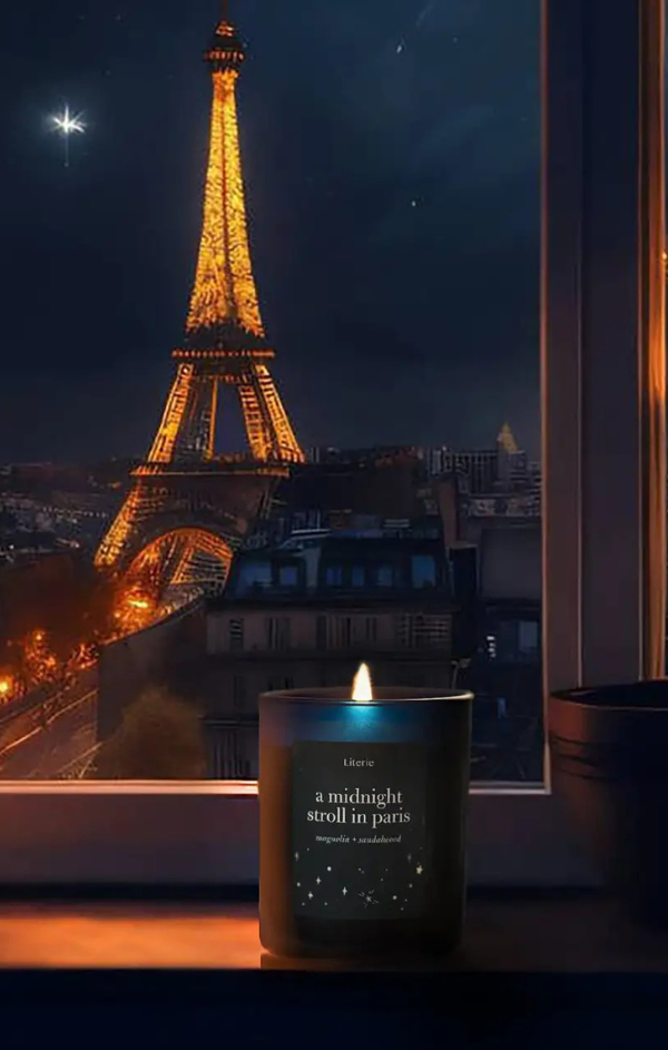 Midnight Stroll in Paris Jar Candle