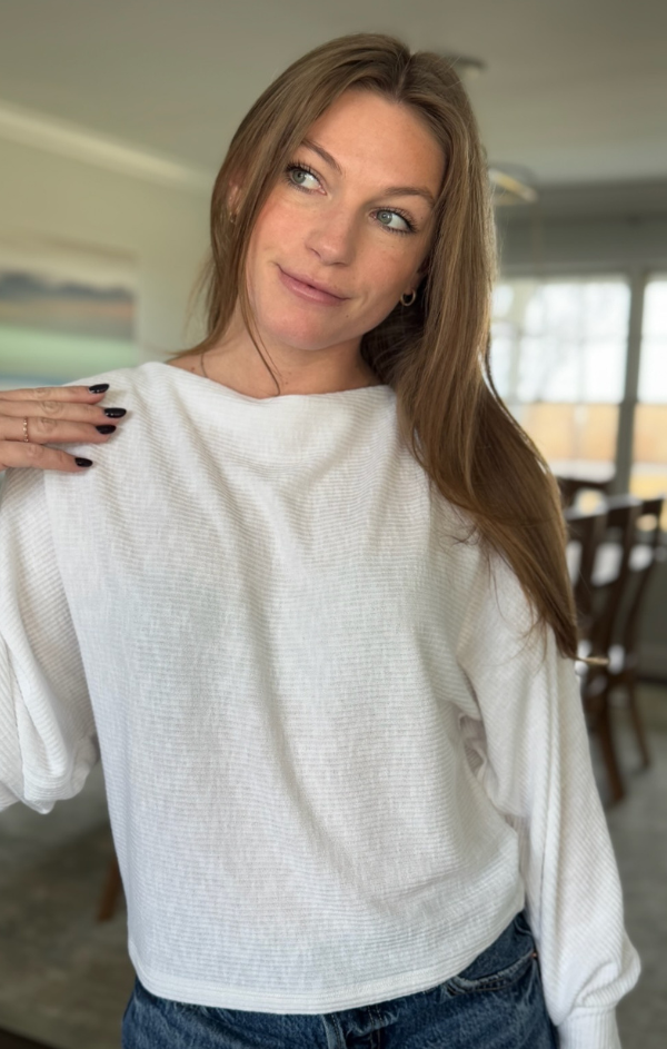 Roxy Balloon Sleeve Top