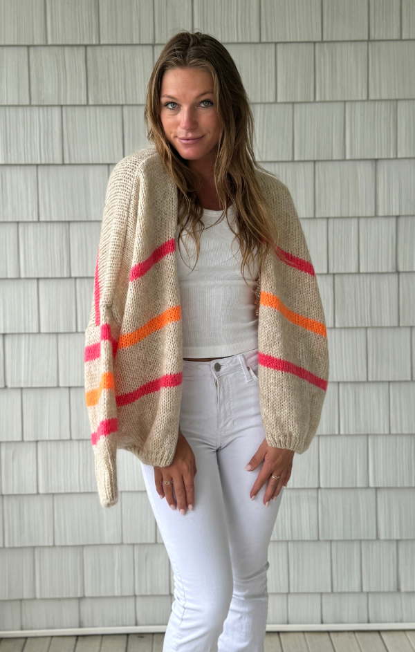 Sam Striped Cardigan