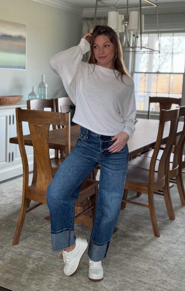 Roxy Balloon Sleeve Top