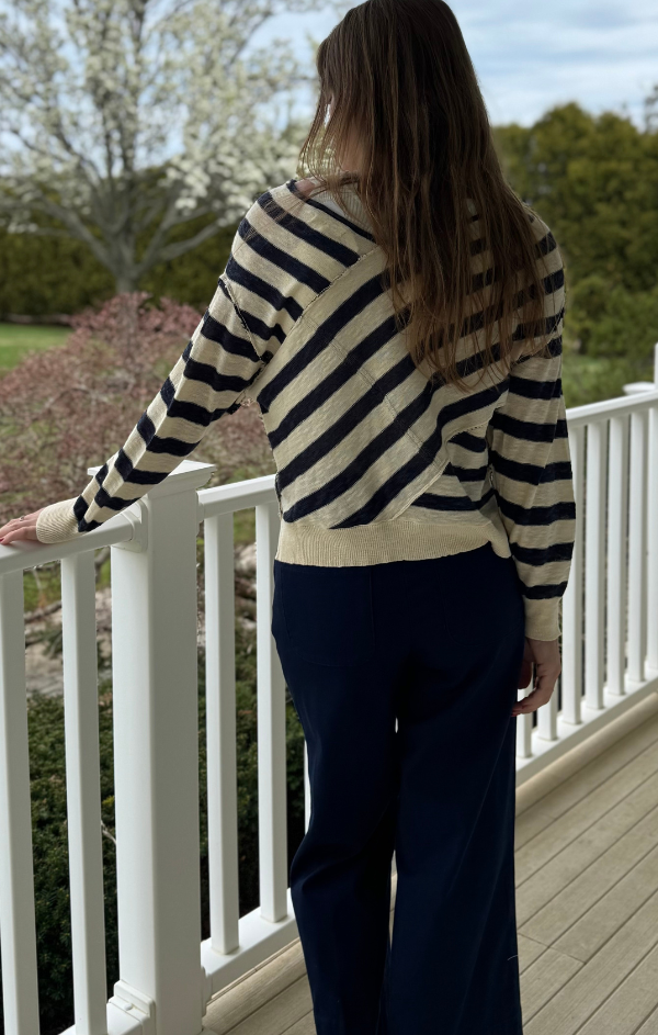 Crossover Slouchy Pullover