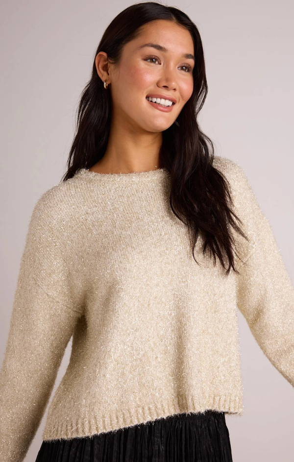 Shimmer Slouchy Sweater