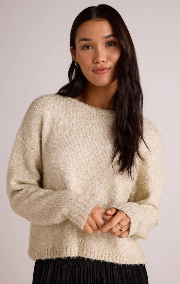 Shimmer Slouchy Sweater