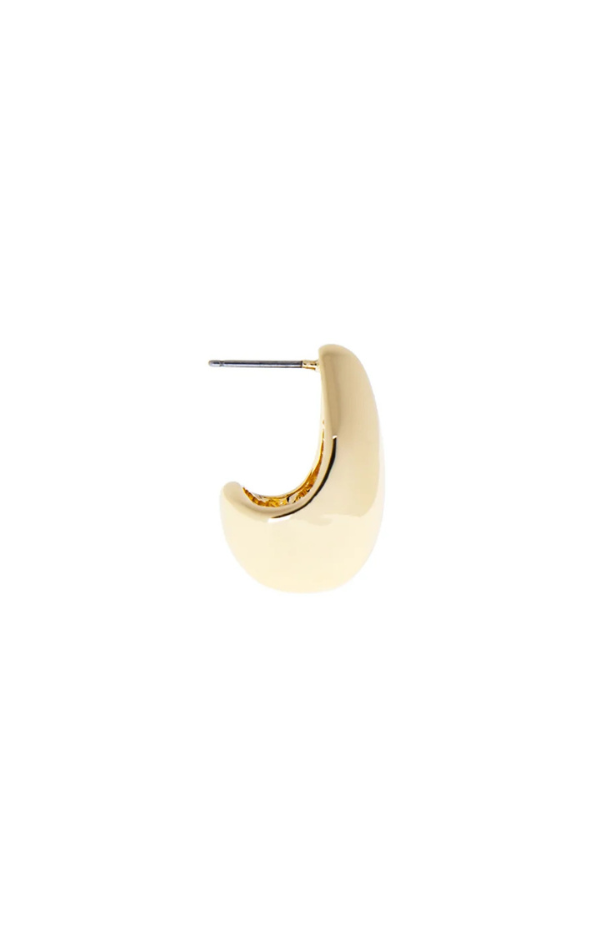Elongated Dome Earring