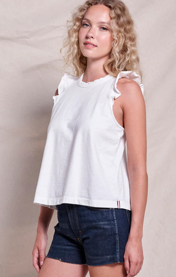 Solid Ruffle Cami
