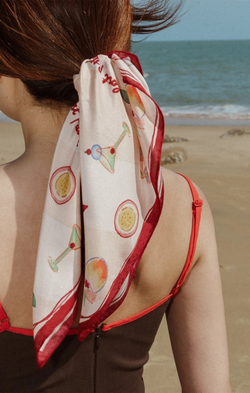 Happy Hour Silk Bandana