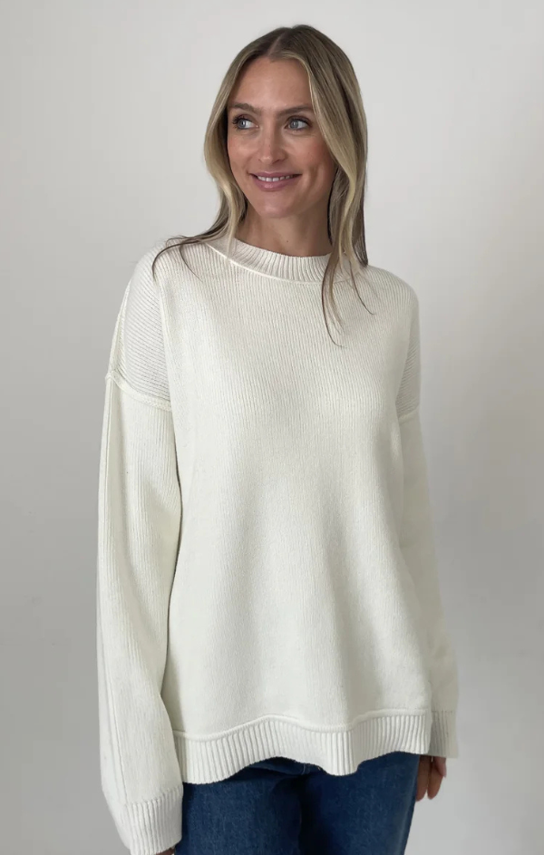 Aspen Exposed Hem Sweater