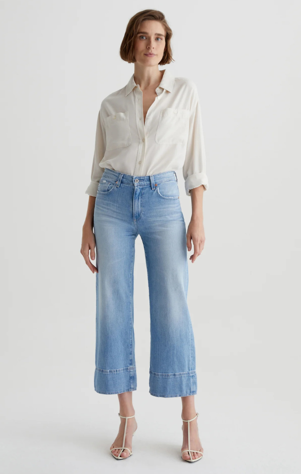 Saige Wide Leg Crop in Dana Point