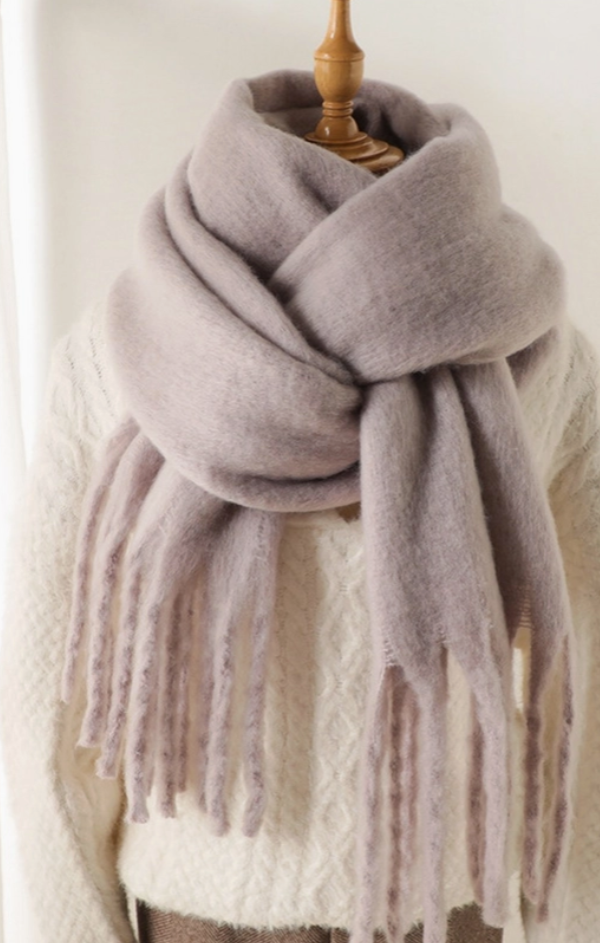 All-Match Winter Tassel Scarf