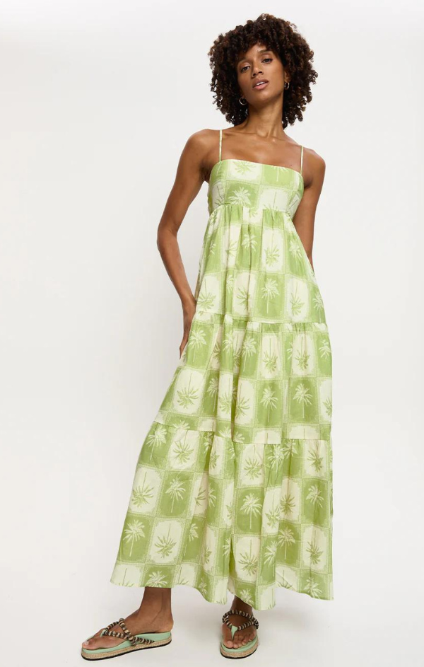 kivari square neck maxi dress