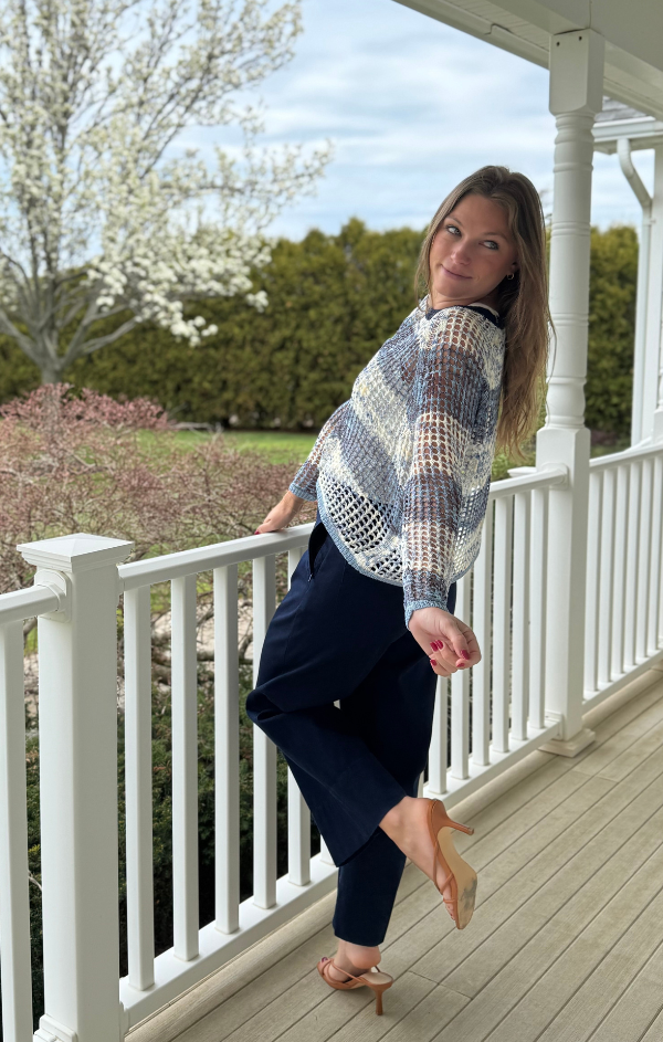 Nice Open Weave Pullover