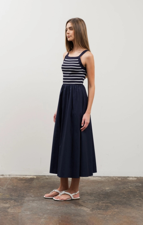 High Tide Sweater Top Midi Dress