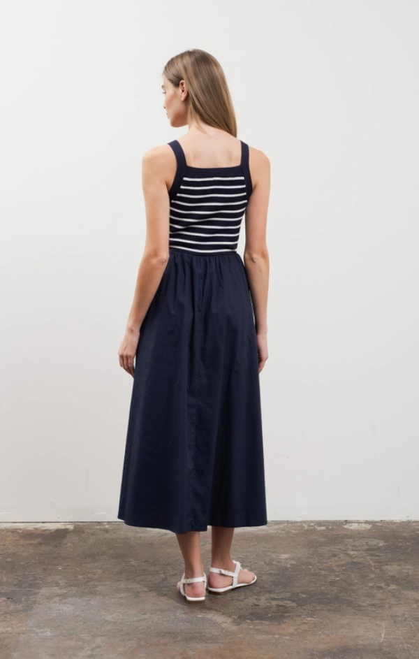 High Tide Sweater Top Midi Dress