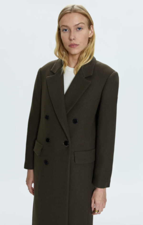 Prescott Double Breasted Wool Coat