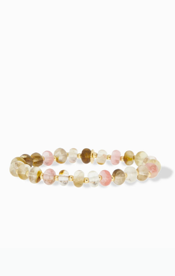 Rondelle Beaded Stretch Bracelet