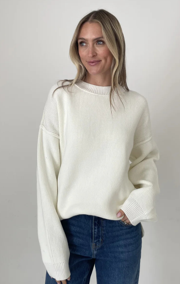 Aspen Exposed Hem Sweater