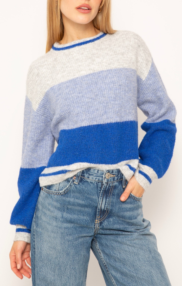 Indigo Stripe Sweater